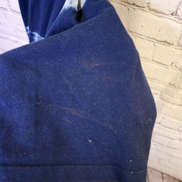 The Drop T-Shirt Dress Womens Small Blue Tie-Dye Beach Cover Up Crew Neck - Picture 9 of 10